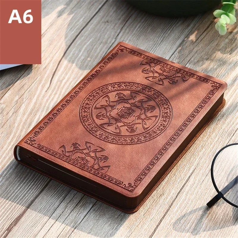 2026 New Portable Vintage Leather Notebook Diary Journal Stationery Gift Portable And Easy To Use