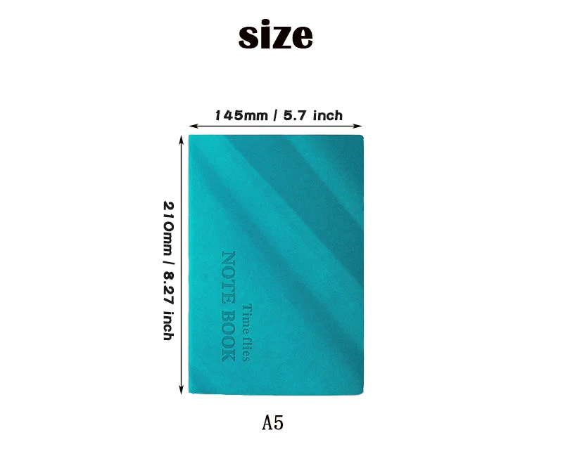 Grid Notebook A5,Travelers Journals School Office Meeting Record 80GSM/264 Pages Checkered Paper Notepad Handbook Agenda 2026/27