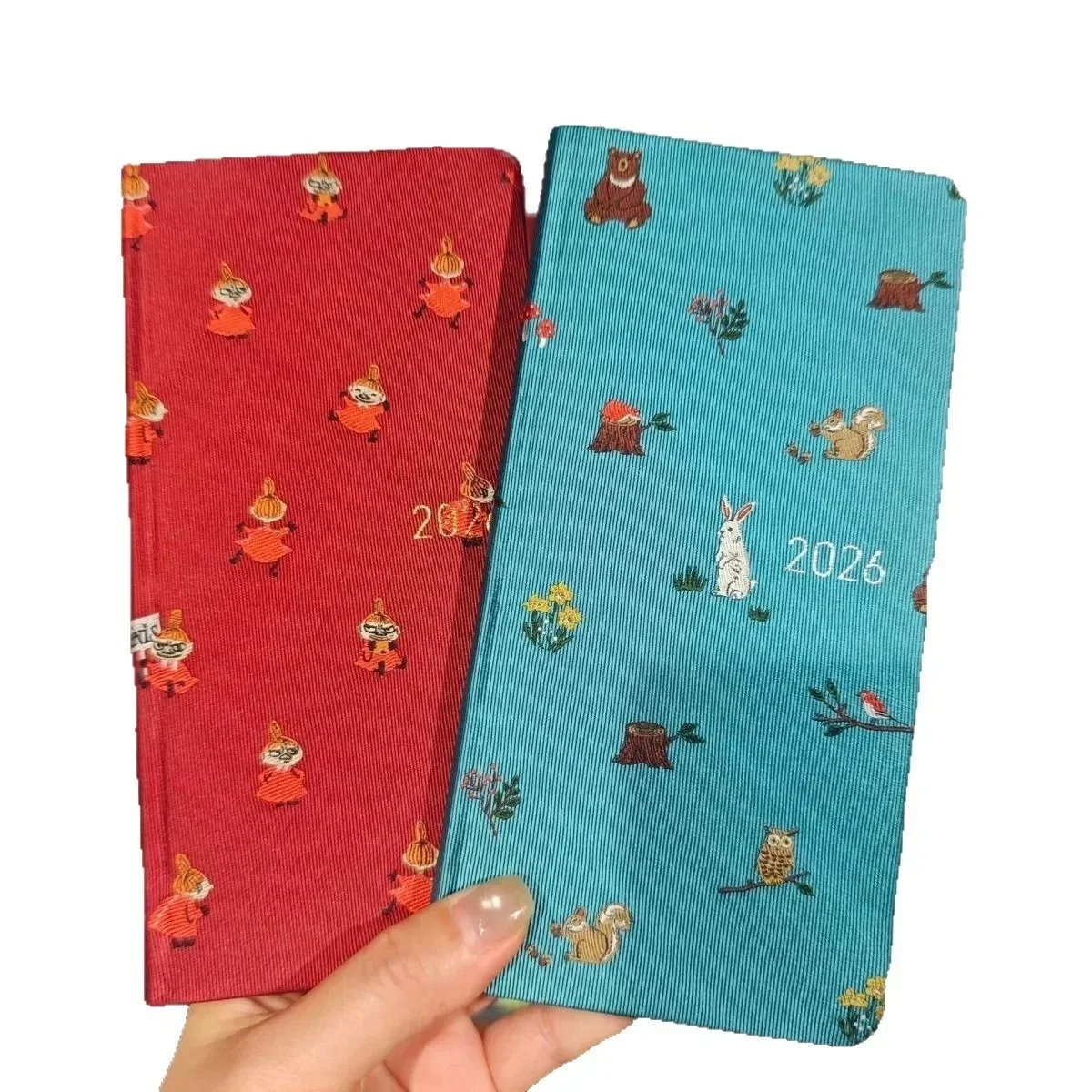 A5 Animal Theme Planner, Cute Wildlife Design Notebook with Study Schedule &amp; Habit Tracker, Daily Organizer for Students